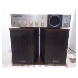 Vintage Panasonic SE-1215 FM/AM/FM Stereo Receiver with Matching Speakers