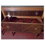 Antique Oak Sideboard / Buffet with Ornate Scrollwork
