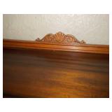 Antique Oak Sideboard / Buffet with Ornate Scrollwork