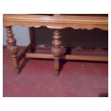 Antique Oak Sideboard / Buffet with Ornate Scrollwork