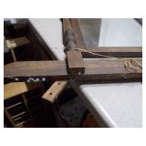 Vintage Wooden Tabletop Swing Mirror / Dresser Mirror