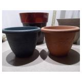 Bulk Lot of Assorted Garden Planters – Ceramic and Plastic Pots