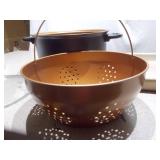 Pampered Chef Stoneware Bakeware & Copper-Tone Kitchenware Lot