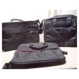 Assorted Lot of 4 Padded Carrying Bags – Laptop, Messenger & Briefcase Styles