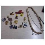 Vintage Pin & Badge Lot – Mixed Enamel, Novelty & Souvenir Pieces  Craft Lot