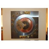 Stephen Chun Brutalist Metal Wall Sculpture