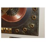 Stephen Chun Brutalist Metal Wall Sculpture