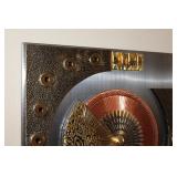 Stephen Chun Brutalist Metal Wall Sculpture