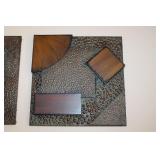 Mid-Century Modern Brutalist Wall Sculptures