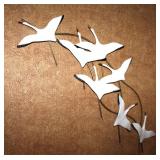 Bijan Bahar "Birds in Flight - Egret" Sculpture