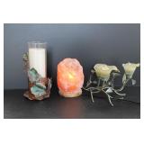 Salt Lamp & Candle Holders