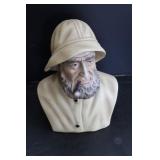 Diving Helmet Clock, Lighthouse Coasters & Fisherman Bust