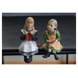 Carl Larsson Seated Girl Figurines