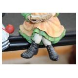 Carl Larsson Seated Girl Figurines