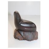 Ironwood Seagull and Seal Sculptures