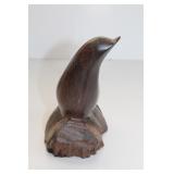 Ironwood Seagull and Seal Sculptures