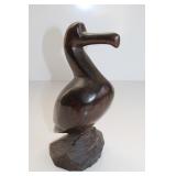 Ironwood Seagull and Seal Sculptures