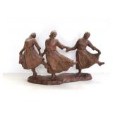 1973 Austin Products "Three Dancing Sisters" Sculpture