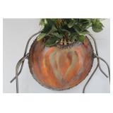 Copper Vase & Enigma Floral Tealight Holder