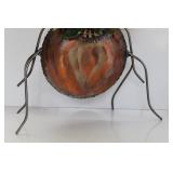 Copper Vase & Enigma Floral Tealight Holder