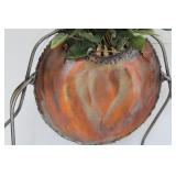 Copper Vase & Enigma Floral Tealight Holder