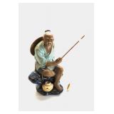 Shiwan Chinese Mudman Fisherman Figure