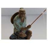 Shiwan Chinese Mudman Fisherman Figure