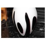 Art Glass Vase & Floral