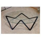 Glass & Metal Coffee Table