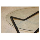 Glass & Metal Coffee Table