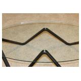 Glass & Metal Coffee Table