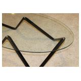 Glass & Metal Coffee Table