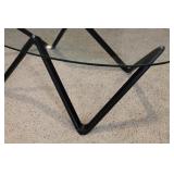 Glass & Metal Coffee Table