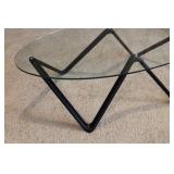 Glass & Metal Coffee Table