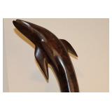 Ironwood Dolphin Sculpture