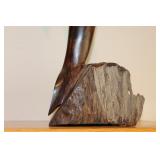 Ironwood Dolphin Sculpture