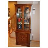 French Provincial Curio Cabinet