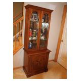 French Provincial Curio Cabinet