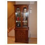 French Provincial Curio Cabinet