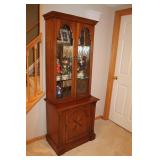French Provincial Curio Cabinet