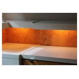 Burl Dresser & Side Table