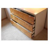 Burl Dresser & Side Table