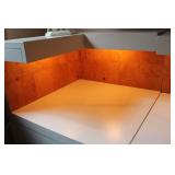 Burl Dresser & Side Table