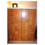 Burl Wardrobe Cabinet