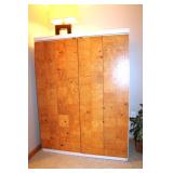 Burl Wardrobe Cabinet