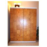 Burl Wardrobe Cabinet