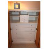 Burl Wardrobe Cabinet