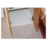 Burl Bed & Bedside Cabinets Set