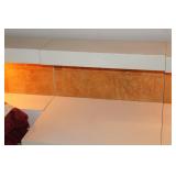 Burl Bed & Bedside Cabinets Set