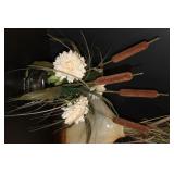 Cattail & Floral Decor